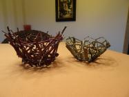 Korb aus Naturästen