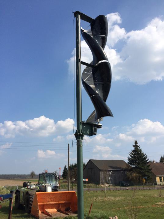 Unser Windrad für den Anfang.