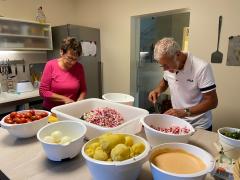 Großes Danke den emsigen Küchenwichteln für ihre Hilfe